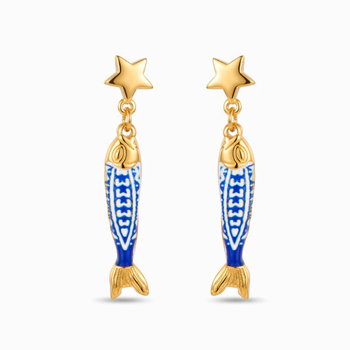 Boucles d'Oreilles Affirmée Sardine – Acier 1