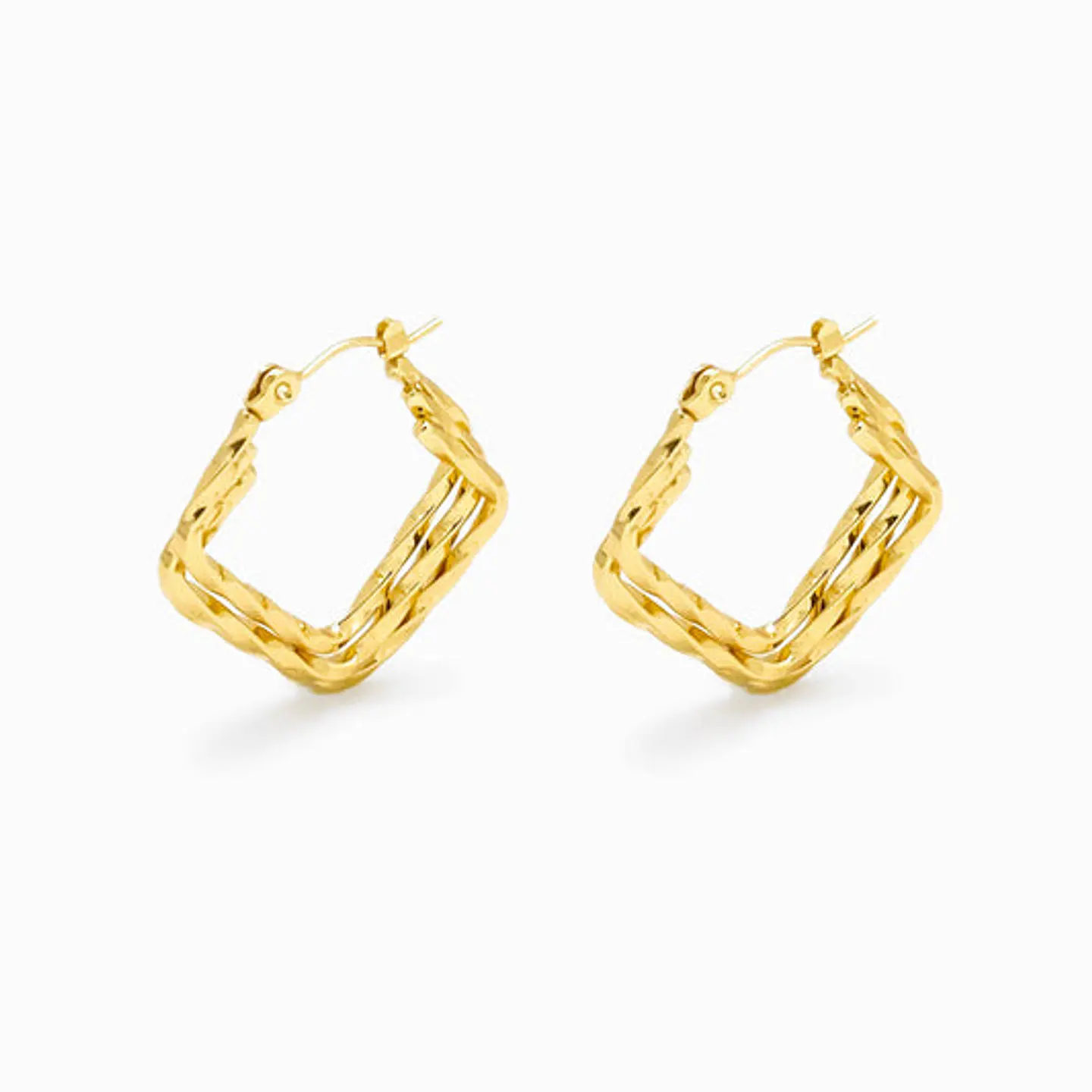 Boucles d'Oreilles Chic en Acier – Tendance 1