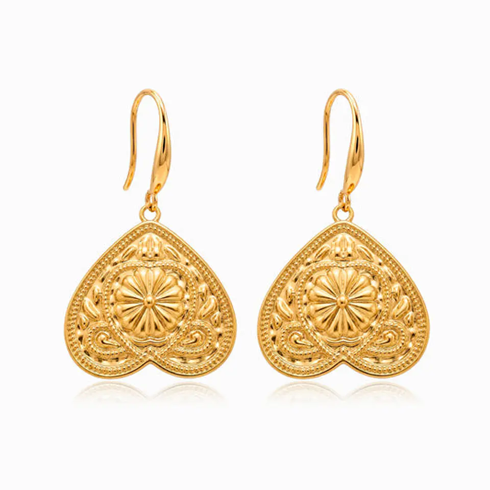 Boucles d'Oreilles Épurée Simple – Acier 1