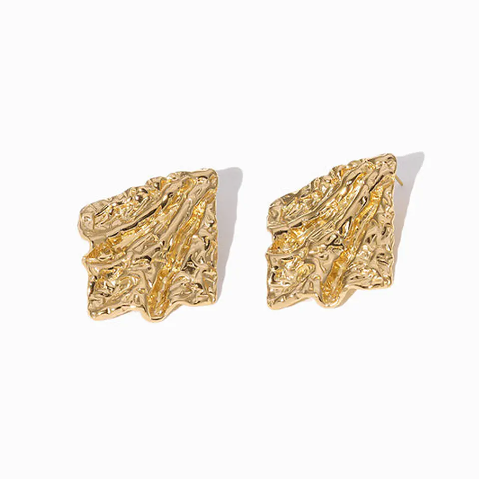 Boucles d'Oreilles Audacieuse Géométrique – Acier 1
