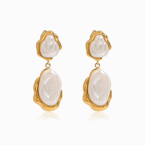 Boucles d'Oreilles Tendance en Acier – Géométrique
