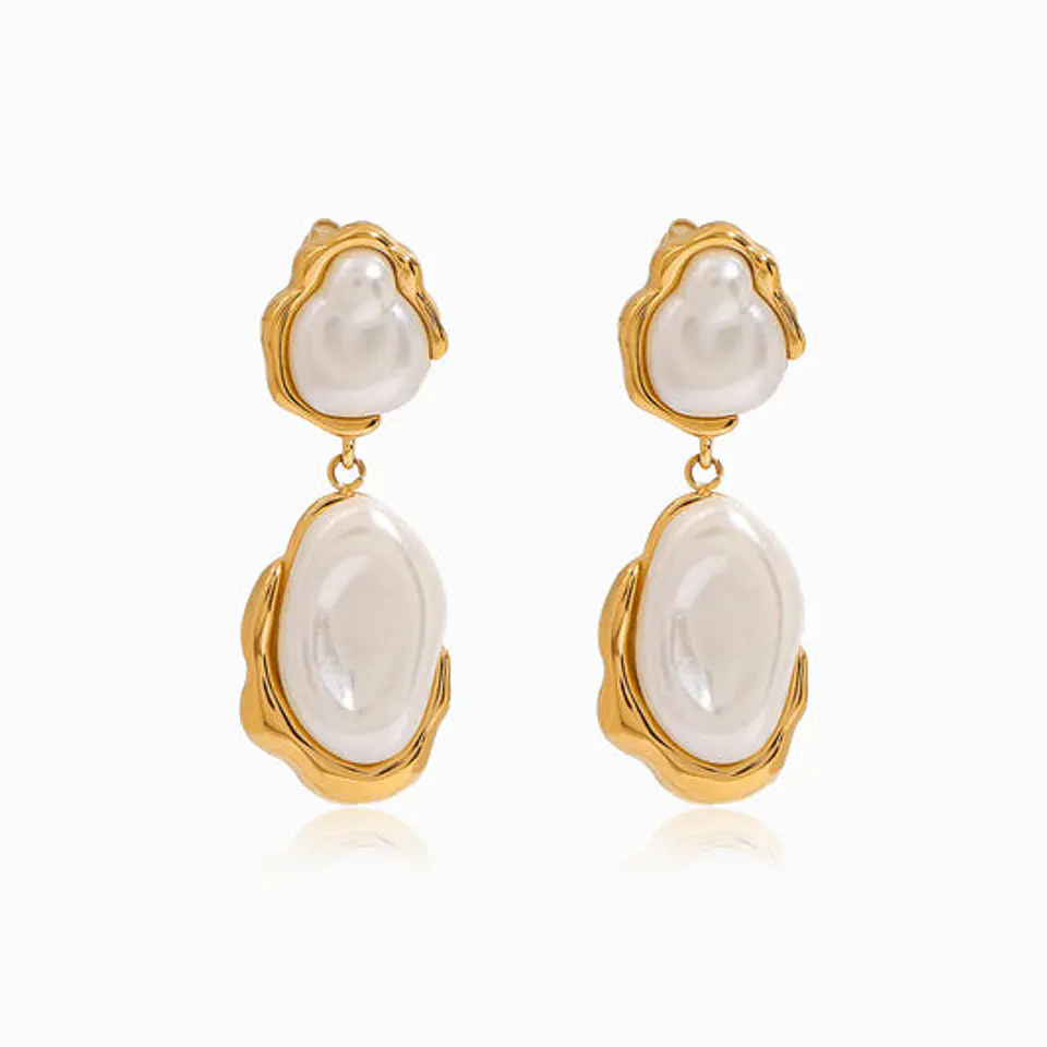Boucles d'Oreilles Tendance en Acier – Géométrique 1
