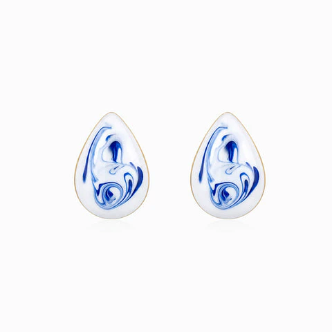 Boucles d'Oreilles Affirmée Goutte – Acier