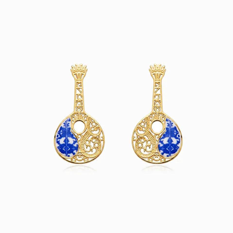 Boucles d'Oreilles Simple en Acier, Polie 34x17mm 1