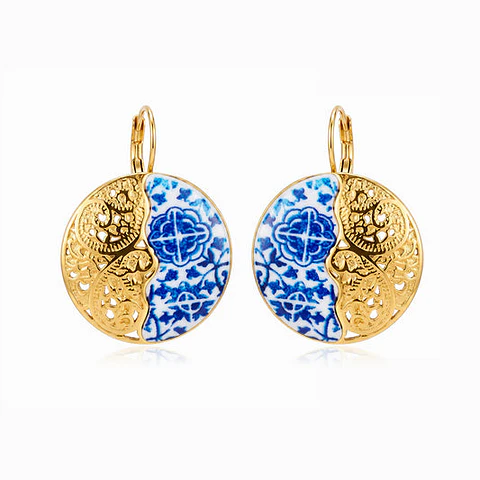 Boucles d'Oreilles Mate en Acier – Simple