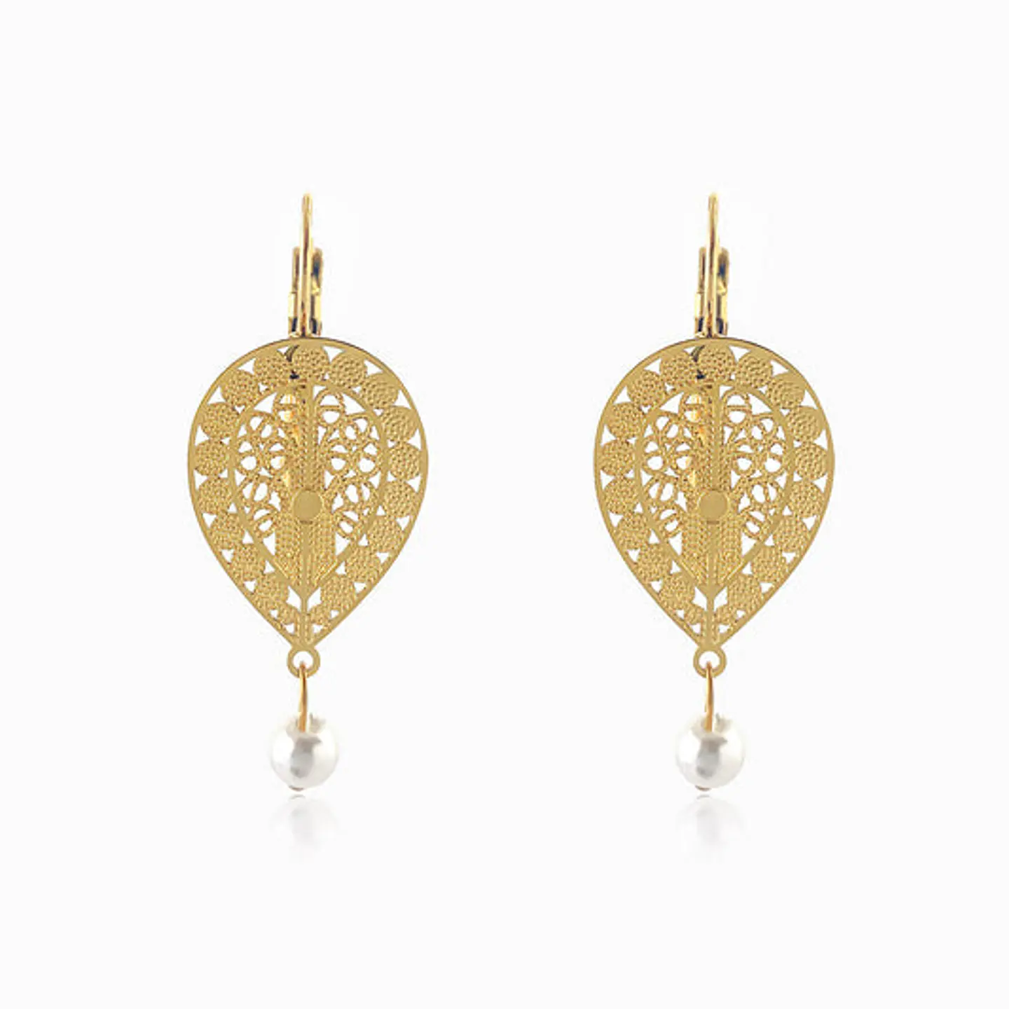 Boucles d'Oreilles Simple Gracieuse en Acier 1