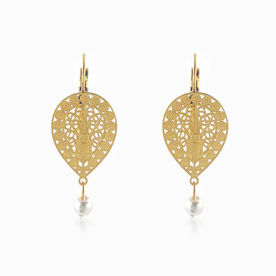 Boucles d'Oreilles Simple Gracieuse en Acier 1