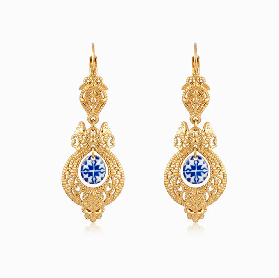 Boucles d'Oreilles Audacieuse Simple – Acier 1