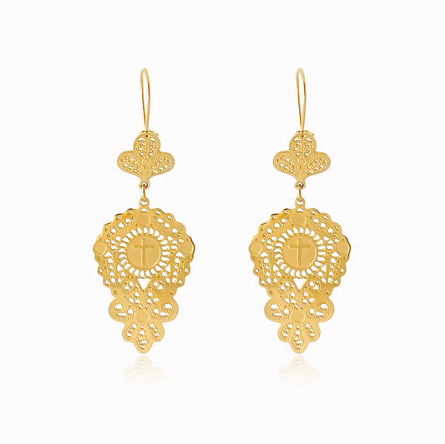 Boucles d'Oreilles Douce en Acier – Simple 1