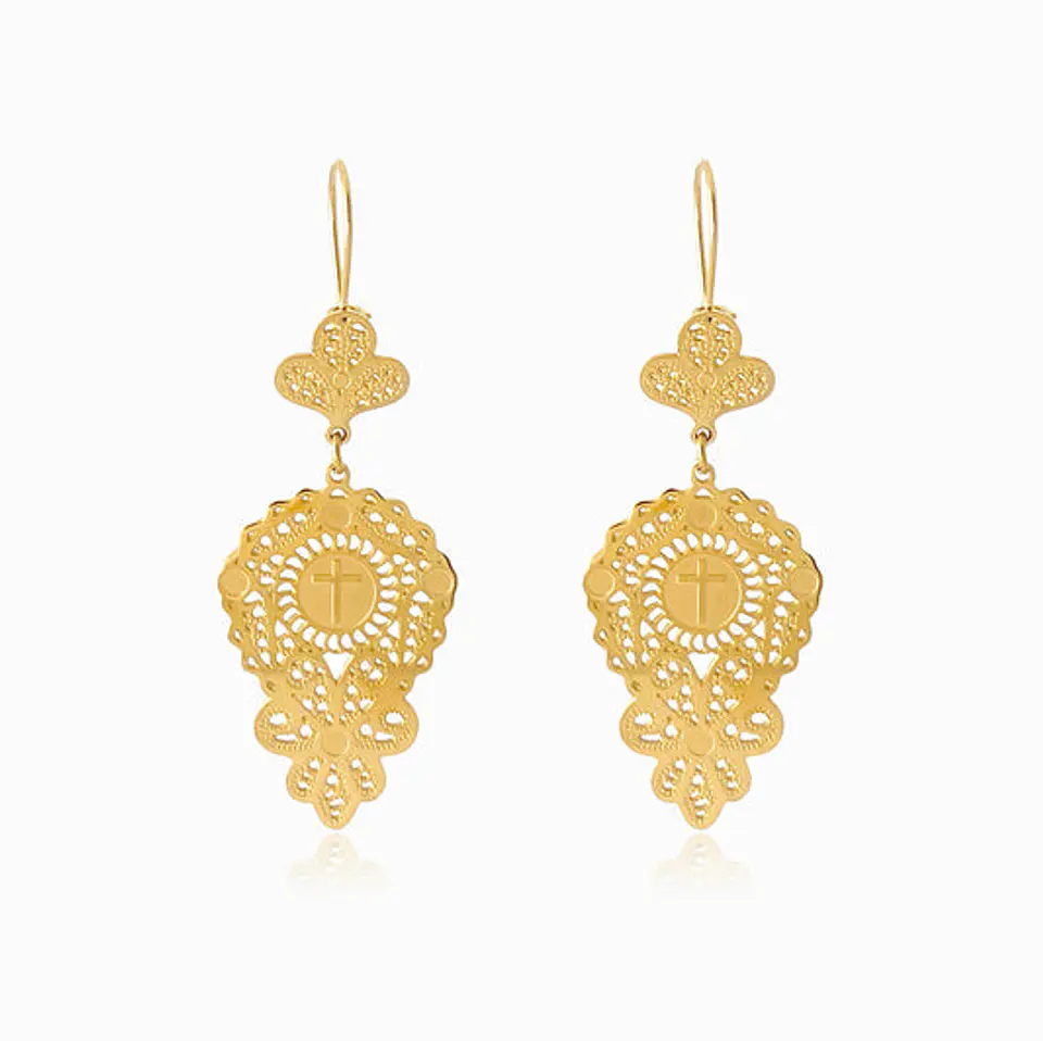 Boucles d'Oreilles Douce en Acier – Simple 1