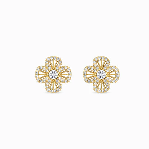Boucles d'Oreilles Simple Radieuse en Acier 12x12mm