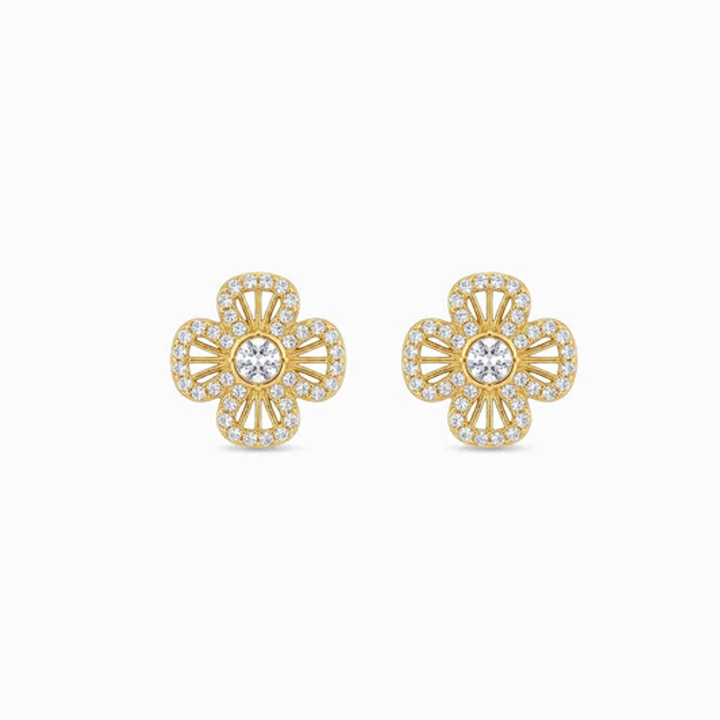 Boucles d'Oreilles Simple Radieuse en Acier 12x12mm 1