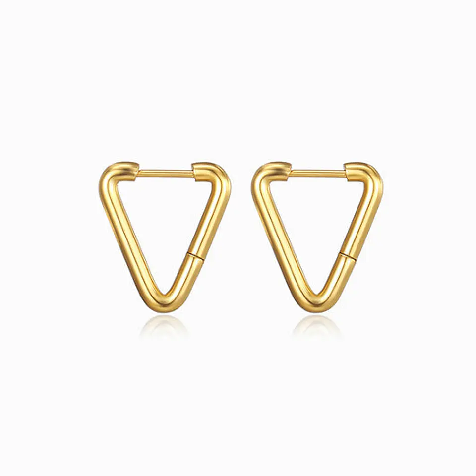 Boucles d'Oreilles Discrète Simple – Acier 1