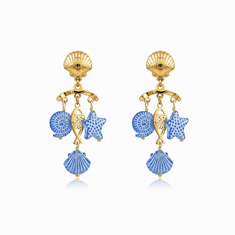 Boucles d'Oreilles Affirmée Été – Acier