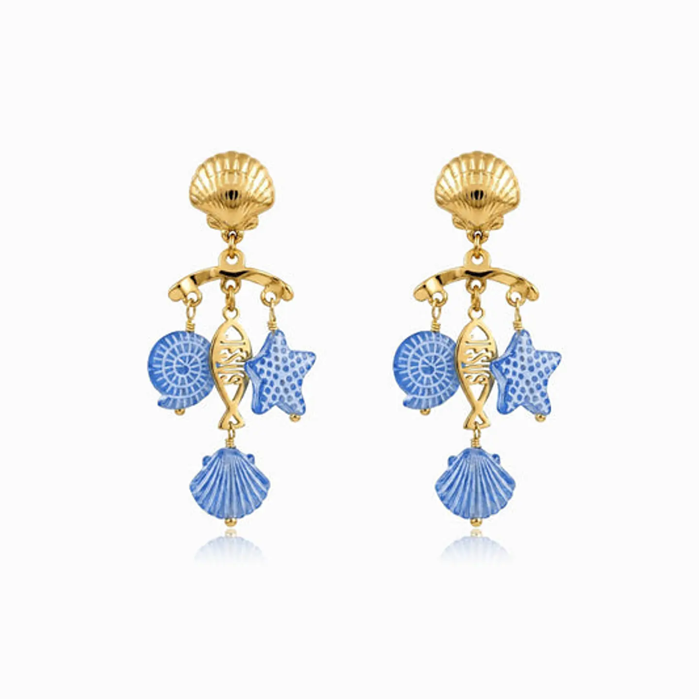 Boucles d'Oreilles Affirmée Été – Acier 1
