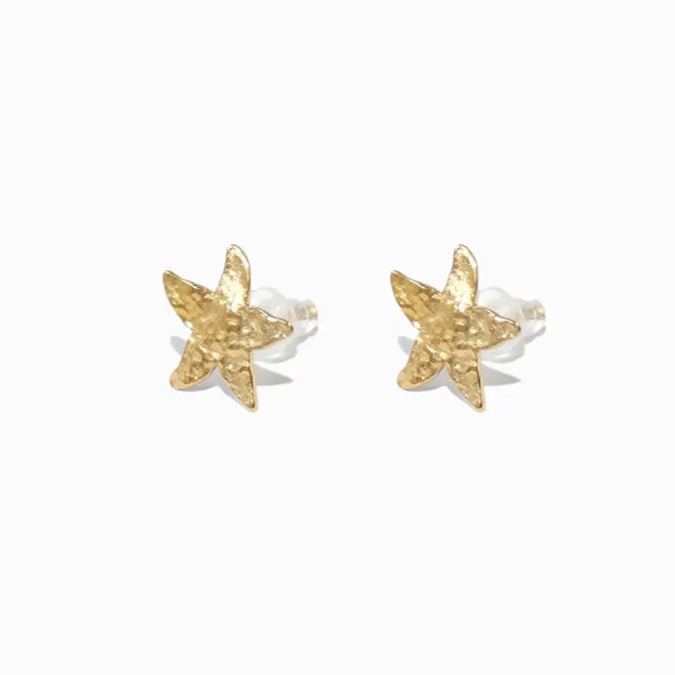 Boucles d'Oreilles Étoile de Mer Été Belle en Acier 1