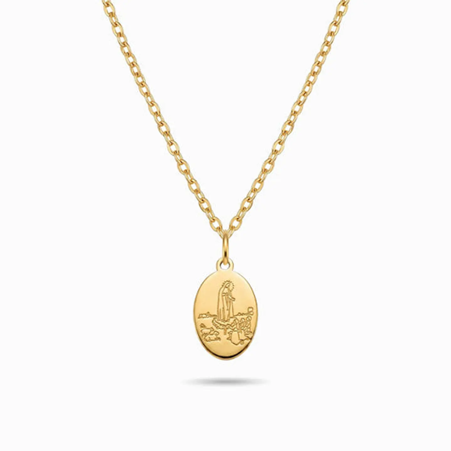 Collier Raffiné Vierge Marie – Acier 1