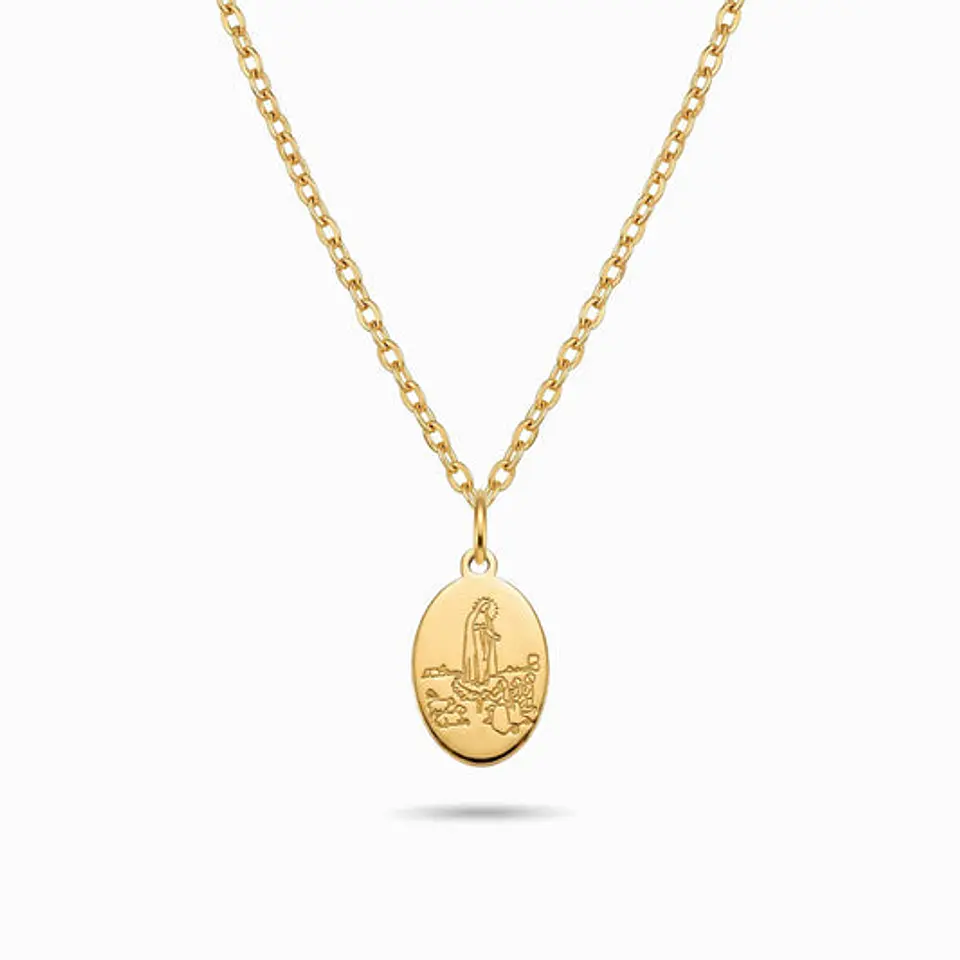 Collier Raffiné Vierge Marie – Acier 1