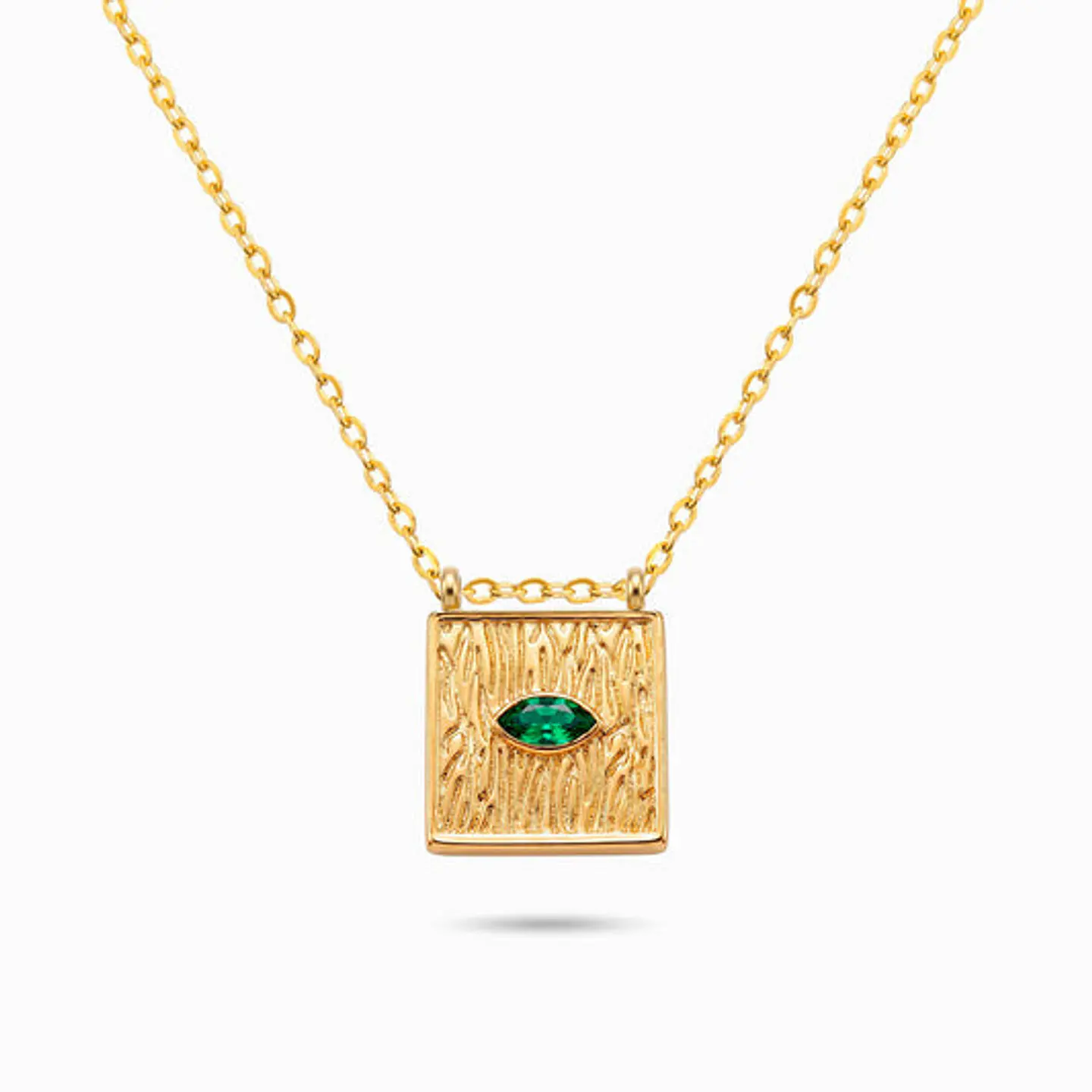 Collier Doux en Acier – Œil Turc 1