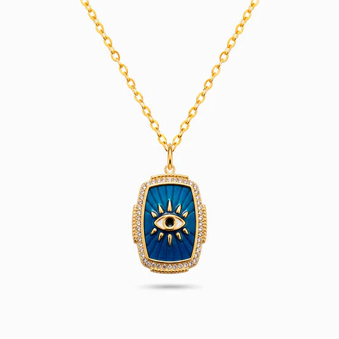 Collier Joli Œil Turc – Acier