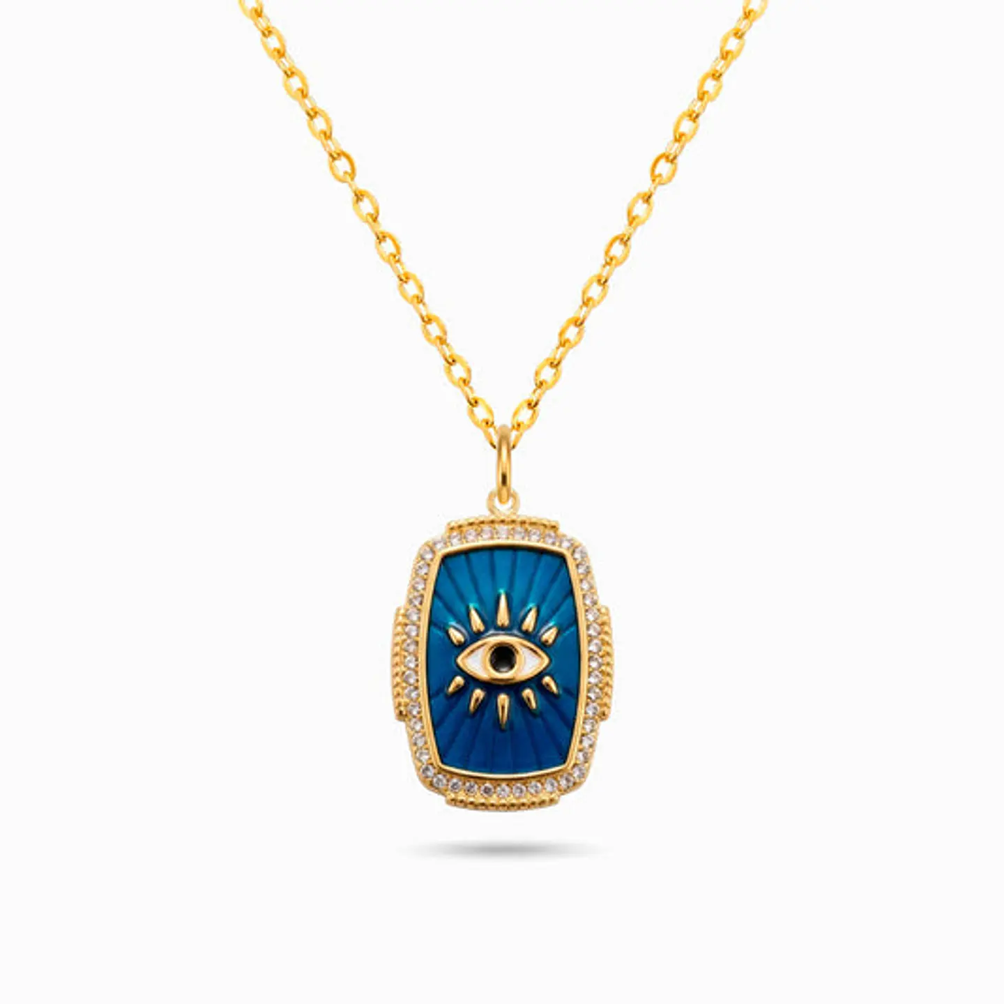 Collier Joli Œil Turc – Acier 1