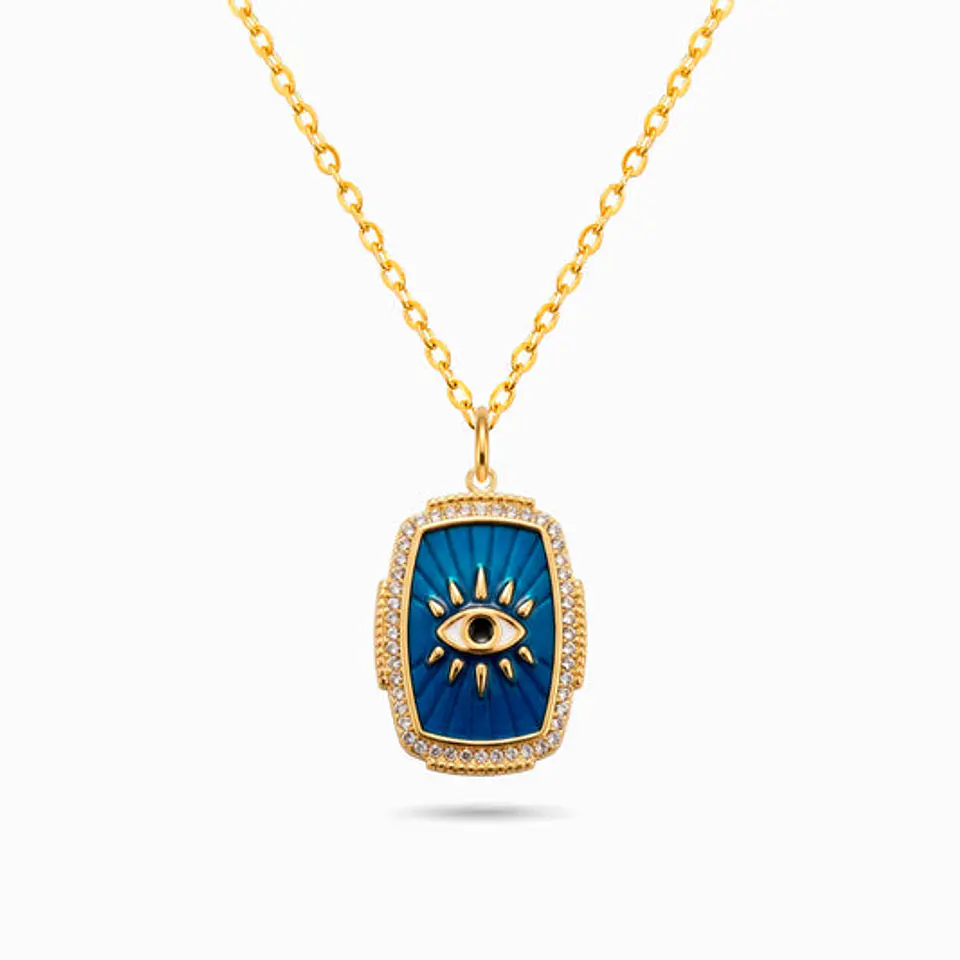 Collier Joli Œil Turc – Acier 1