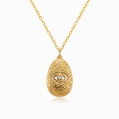 Collier Œil Turc en Acier, Royal