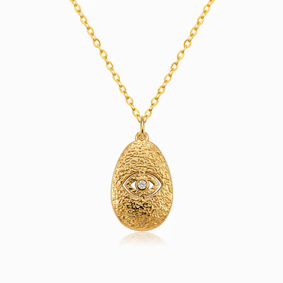 Collier Œil Turc en Acier, Royal 1