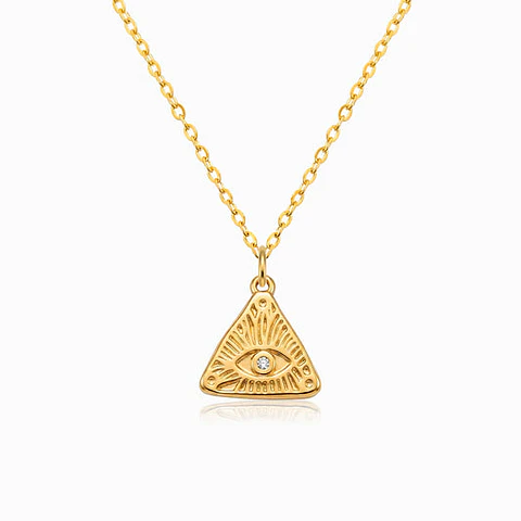 Collier Tendance en Acier – Œil Turc