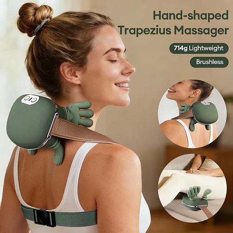 Écharpe Masseur 4D Cou &amp; Épaules – Sans Fil