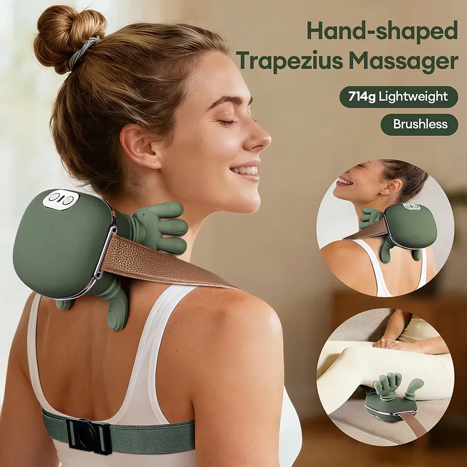 Écharpe Masseur 4D Cou & Épaules – Sans Fil 1