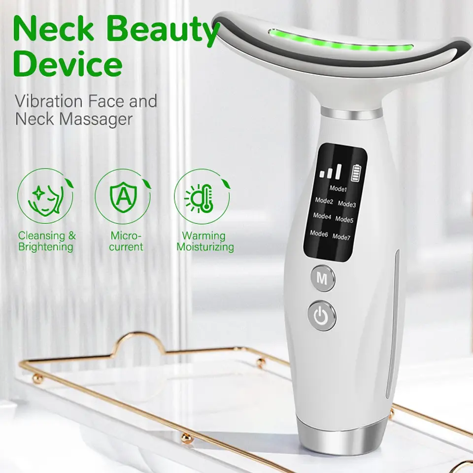 Appareil de Massage Cou & Visage – 7 Modes LED 2