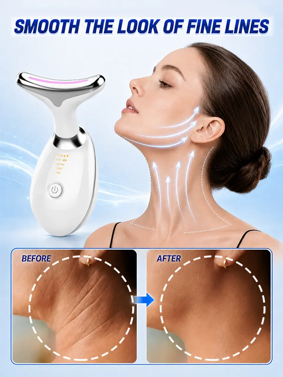 Appareil de Lifting Visage & Cou – EMS & LED 1