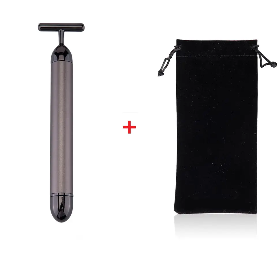 Bâton Masseur Facial Vibrant – Doré 24k 7