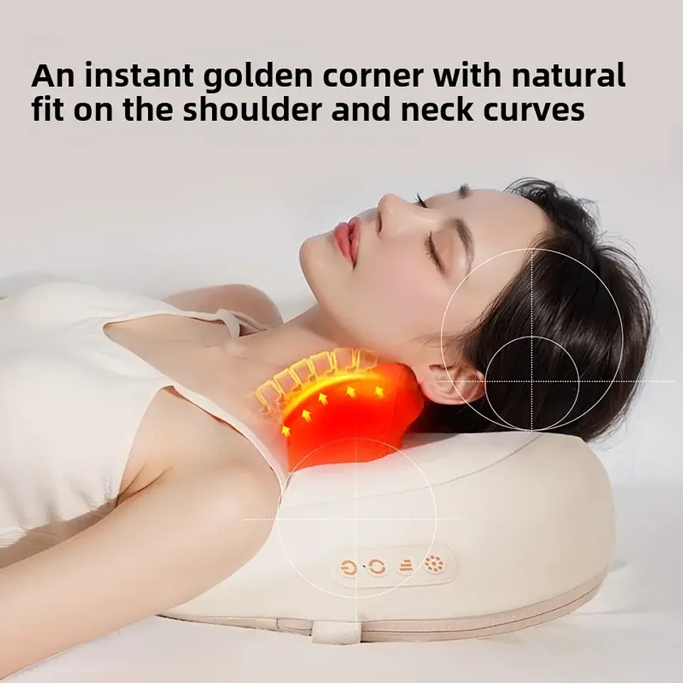Coussin de Massage Électrique Chauffant – Sans Fil 3