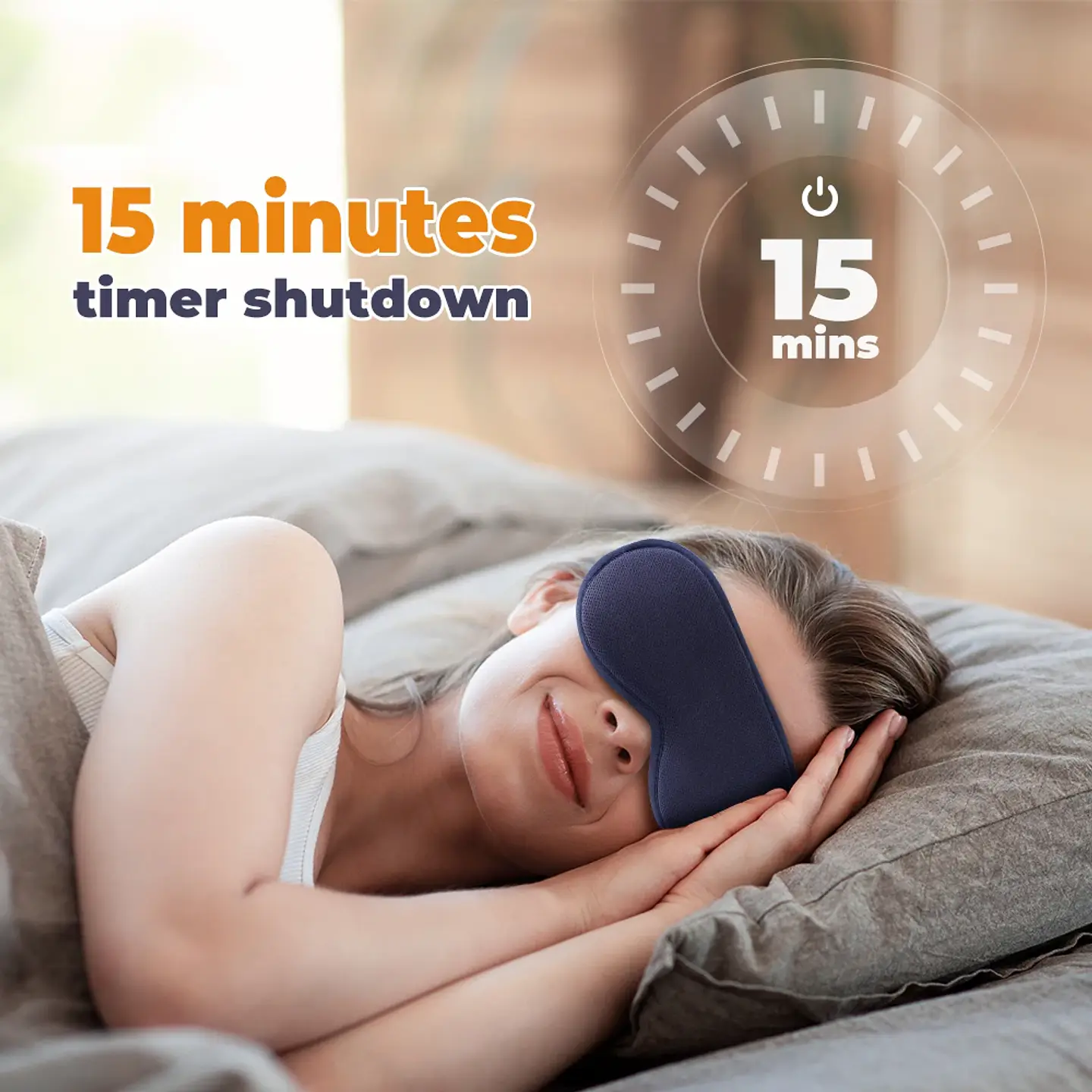 Masque Massant Électrique pour les Yeux – Chaleur 4