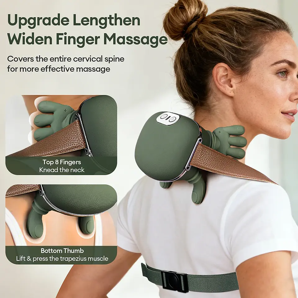Écharpe Masseur 4D Cou & Épaules – Sans Fil 3