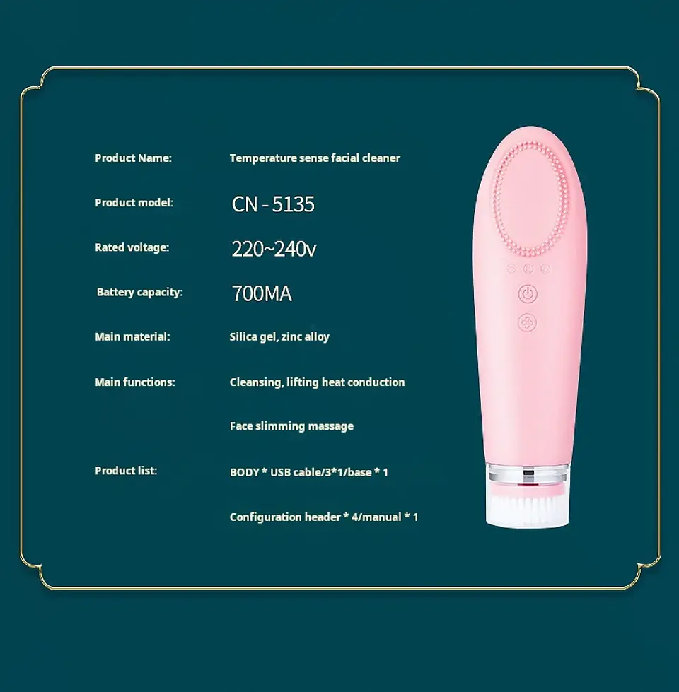 Instrument de Lavage du Visage Électrique – Chauffant 4