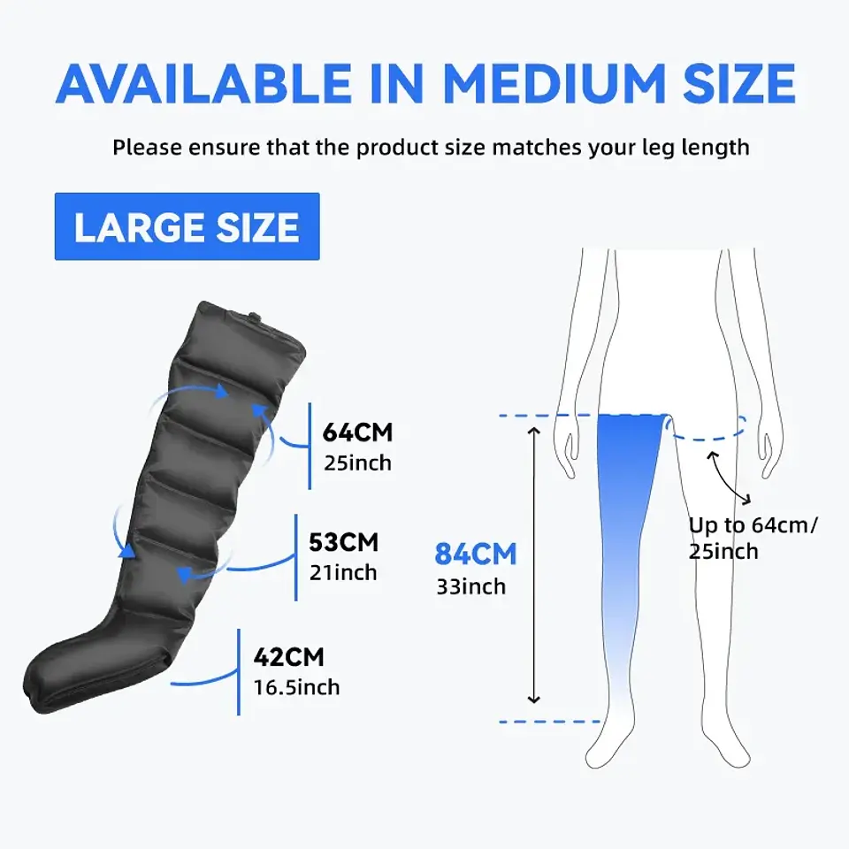 Bottes de Massage à Air Pulsé – Jambes & Pieds 6