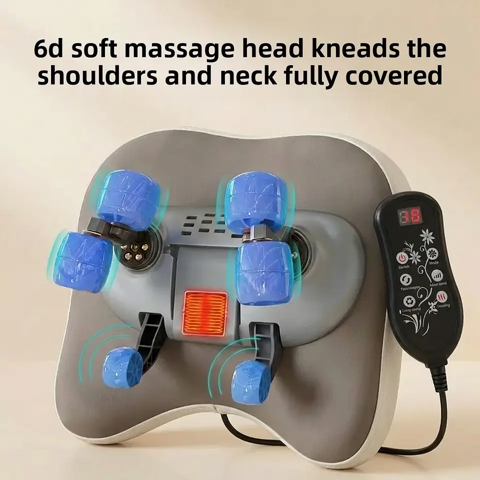 Coussin de Massage Électrique Chauffant – Sans Fil 6
