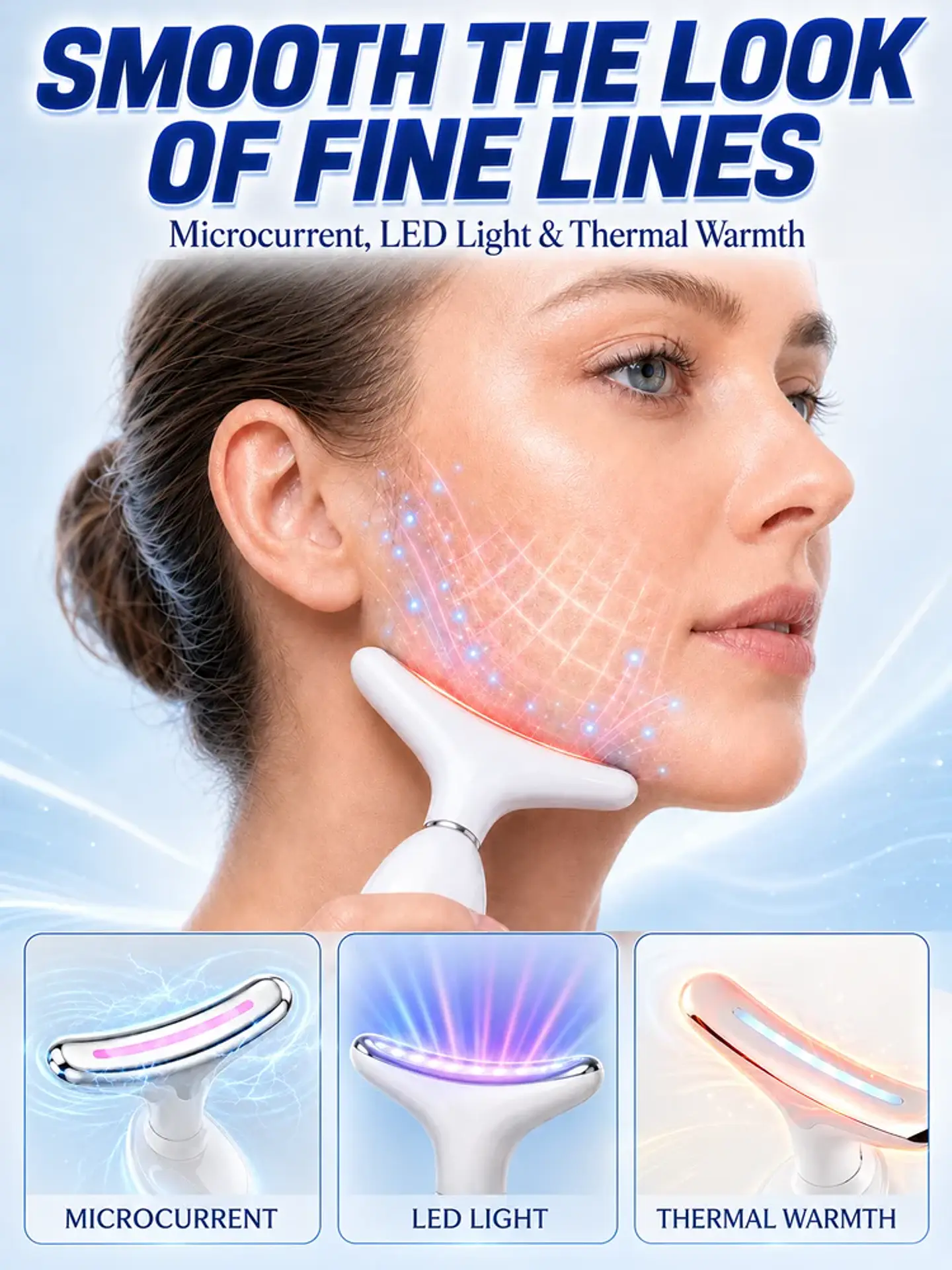 Appareil de Lifting Visage & Cou – EMS & LED 5