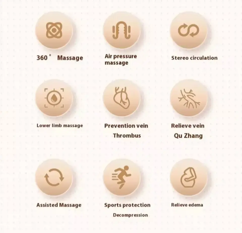 Bottes de Massage à Air Pulsé – Jambes & Pieds 9