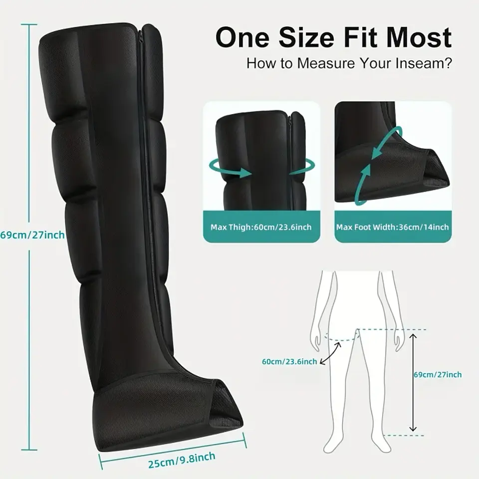 Bottes de Massage à Air Pulsé – Jambes & Pieds 11