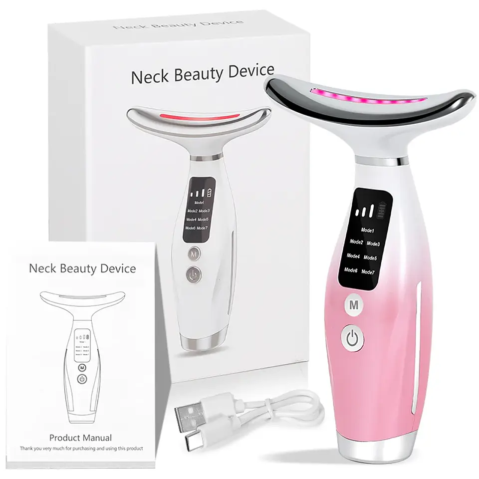Appareil de Massage Cou & Visage – 7 Modes LED 7