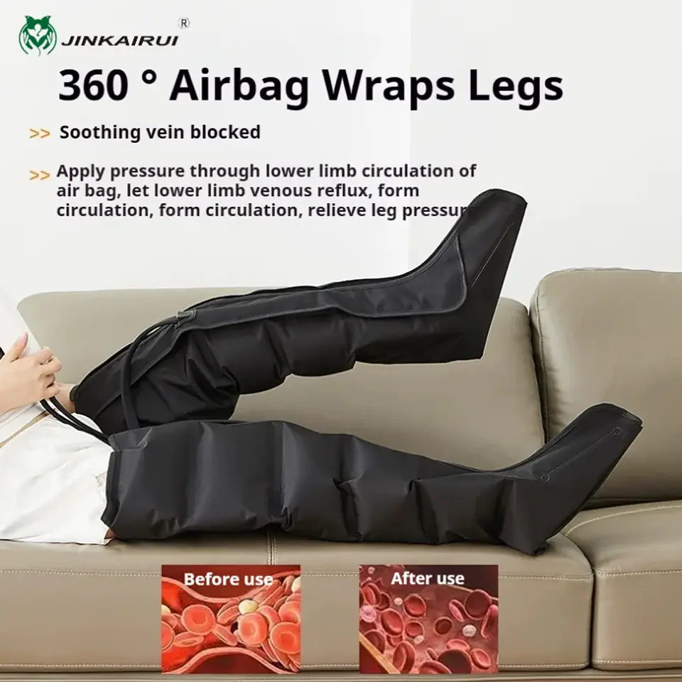 Bottes de Massage à Air Pulsé – Jambes & Pieds 12