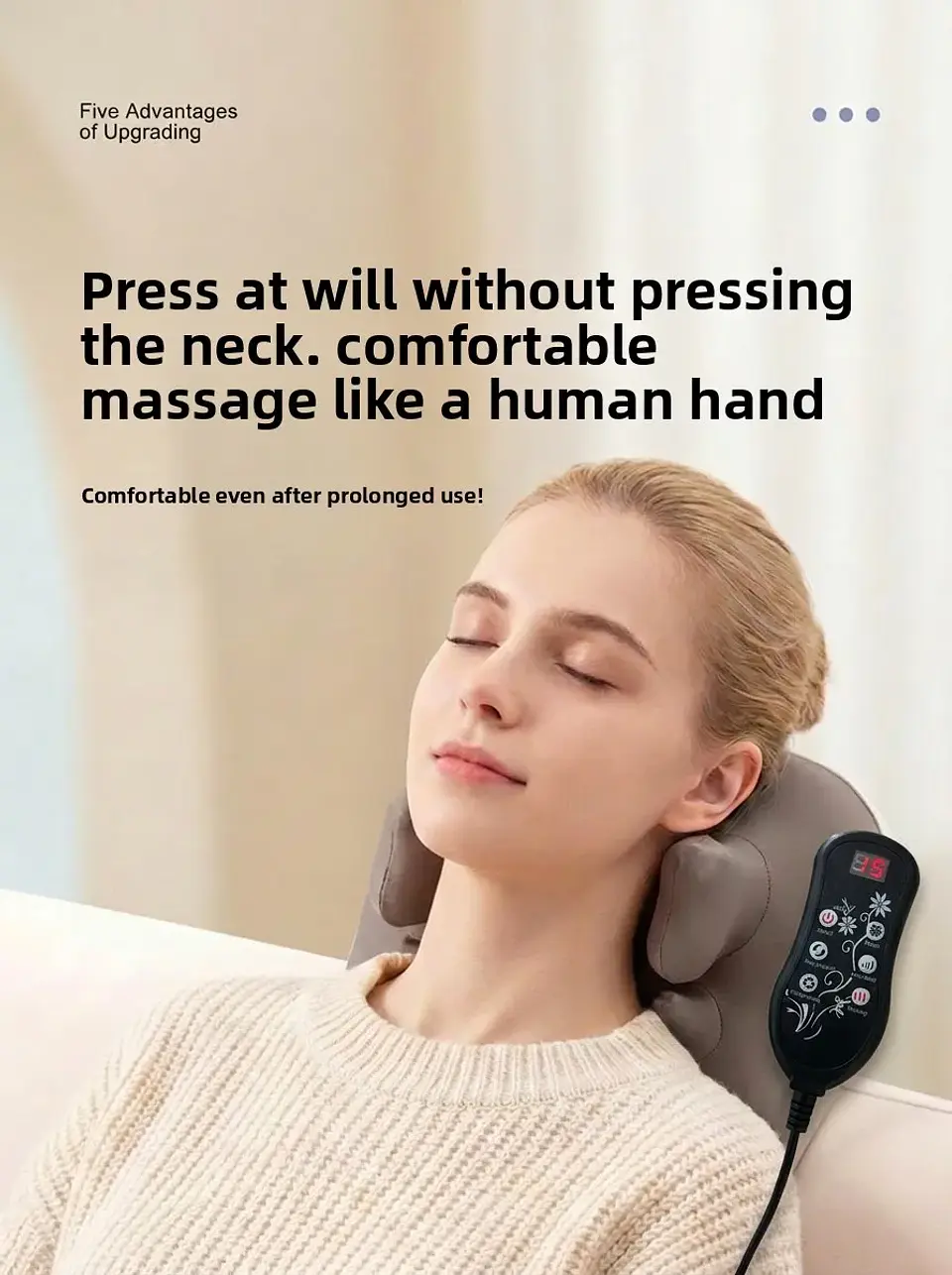 Coussin de Massage Électrique Chauffant – Sans Fil 11