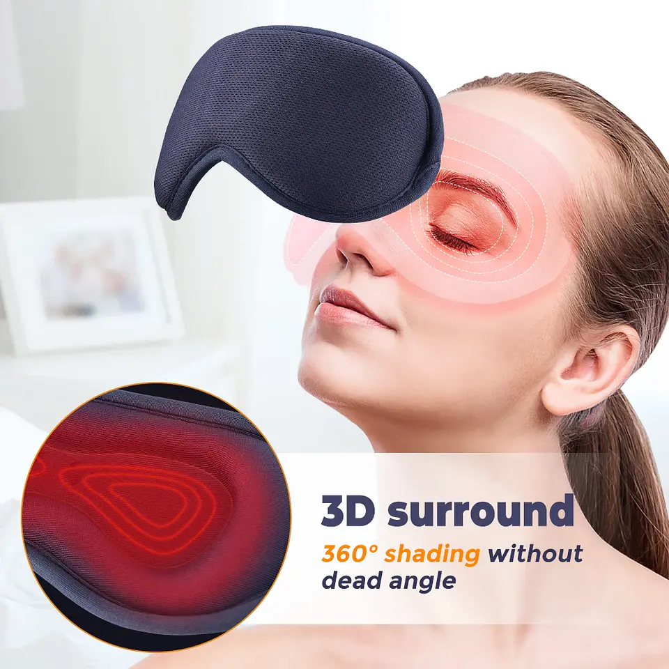 Masque Massant Électrique pour les Yeux – Chaleur 12