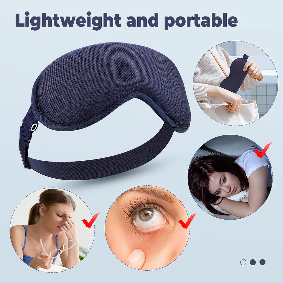 Masque Massant Électrique pour les Yeux – Chaleur 13