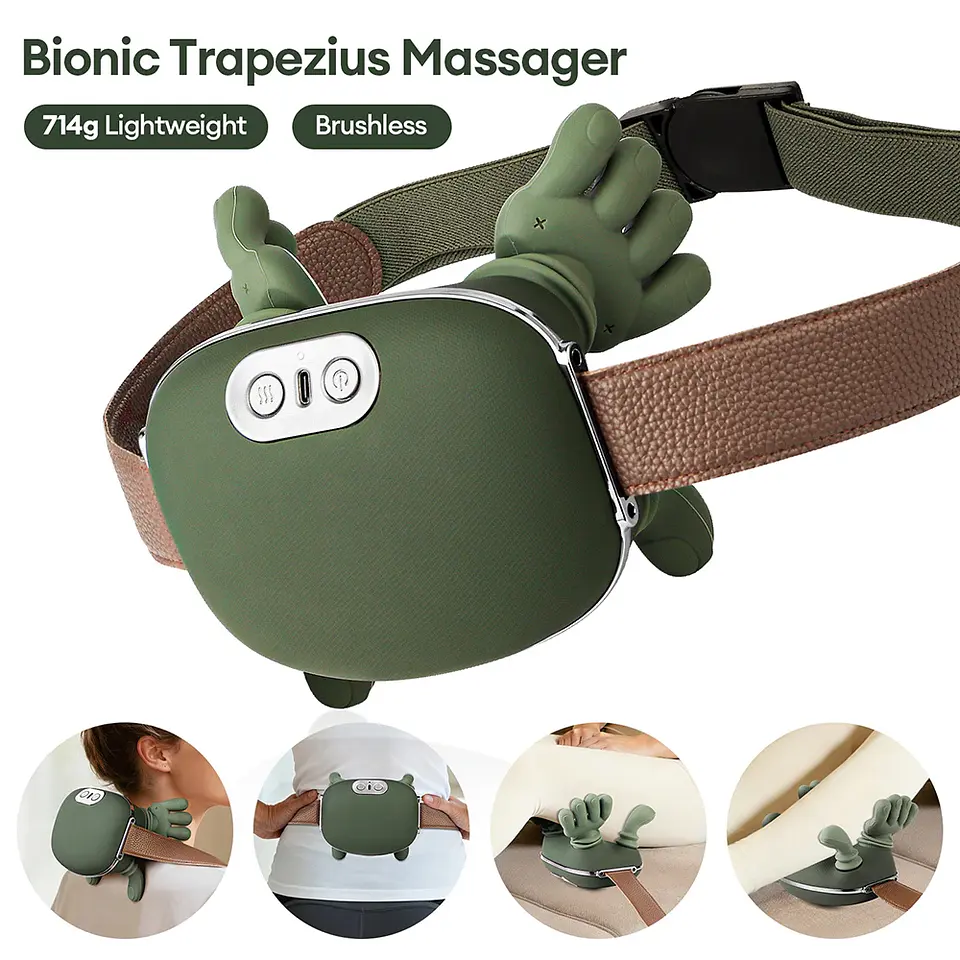 Écharpe Masseur 4D Cou & Épaules – Sans Fil 10