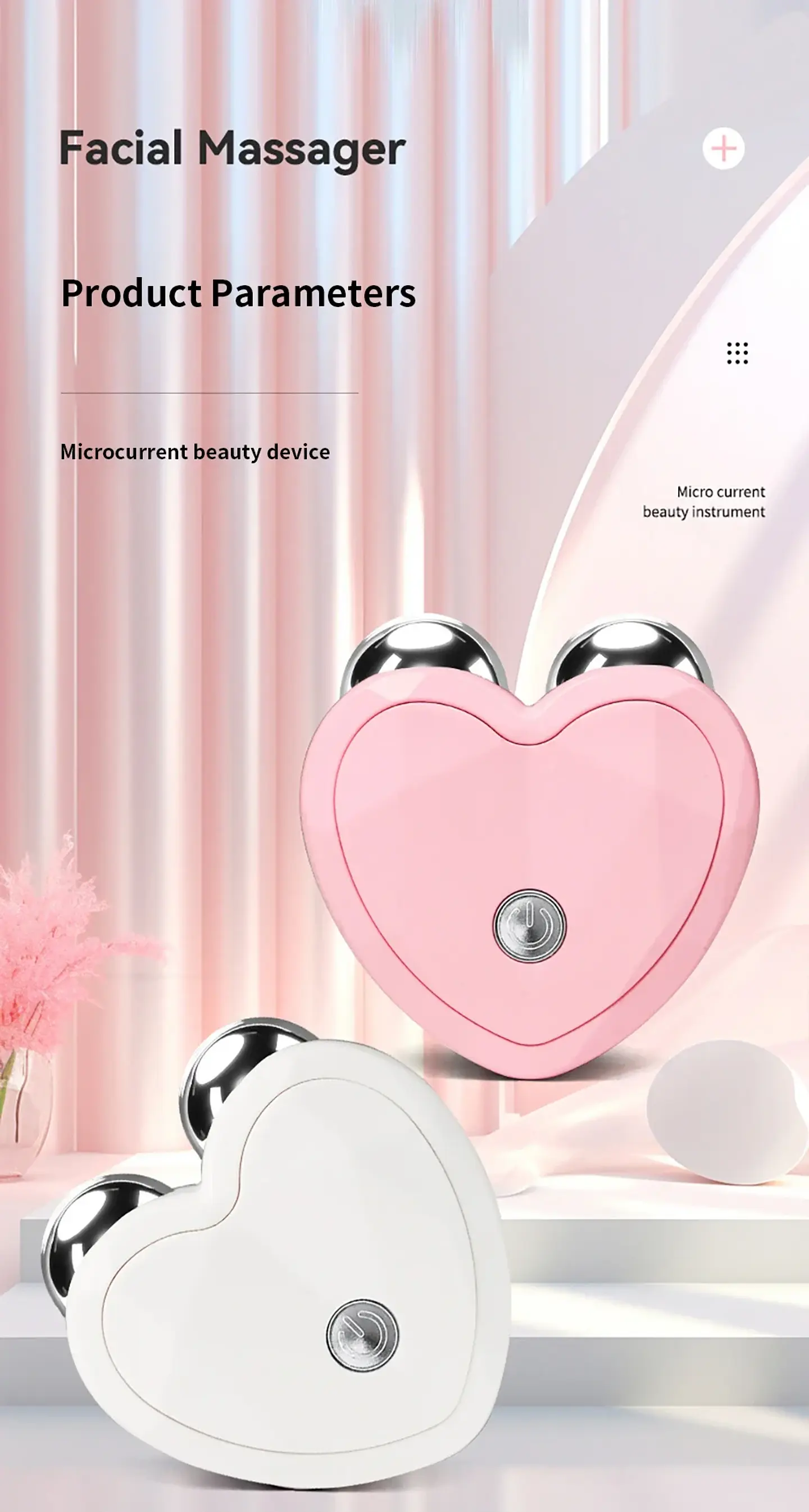 Mini Dispositif de Beauté Portable – Microcourant 15